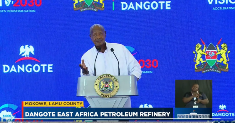Museveni to Talk to Suluhu Over Lamu Refinery as Uganda, Tanzania Push New Projects