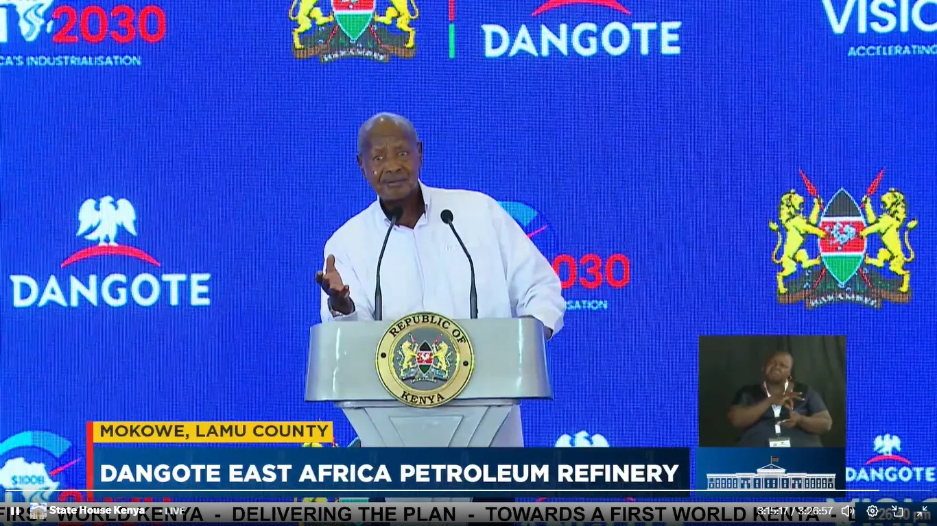 Museveni to Talk to Suluhu Over Lamu Refinery as Uganda, Tanzania Push New Projects
