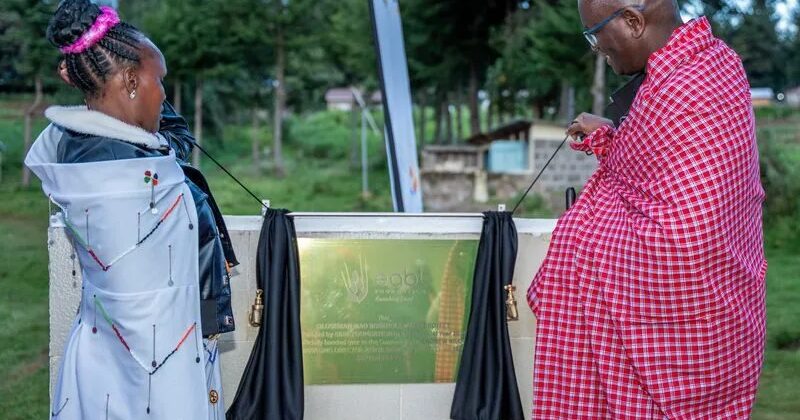 EABL commissions water project to benefit 8,000 Olkurto residents in Narok