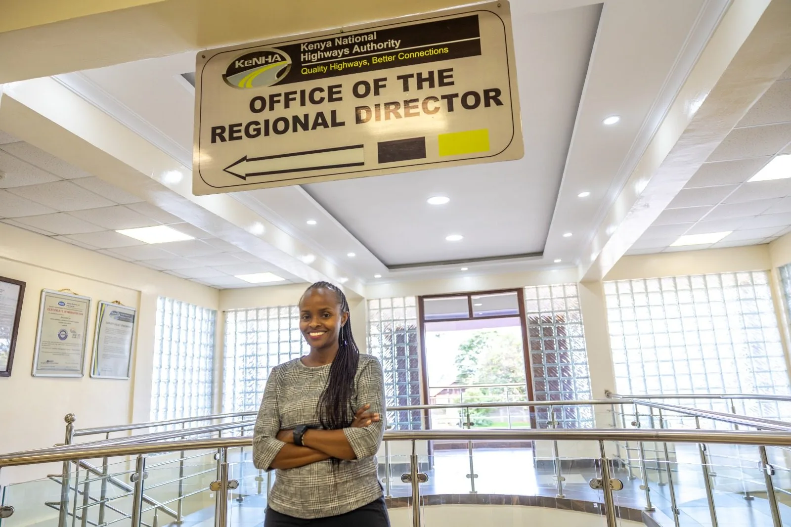 KeNHA Central Regional Director backs young women in engineering