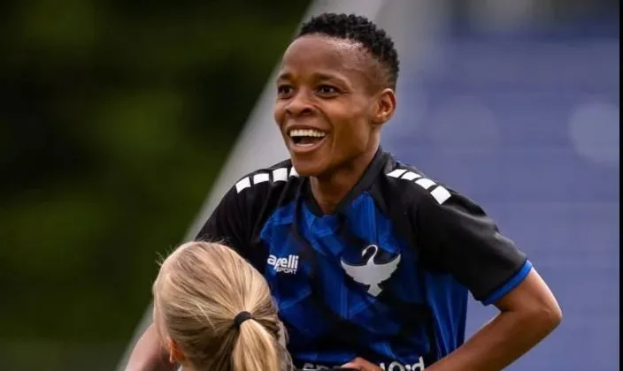 Starlets Captain Mwanahalima in UEFA Champions League Historic moment
