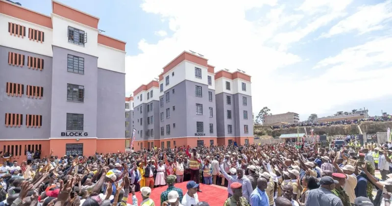 Ruto hands over 220 homes as Chepalungu Boma Yangu Estate sells out