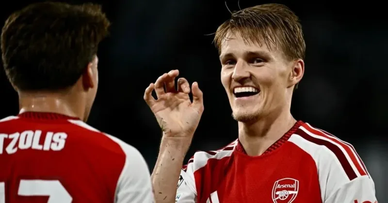 Odegaard rescues Arsenal away at Napoli, Liverpool come back to beat Atletico