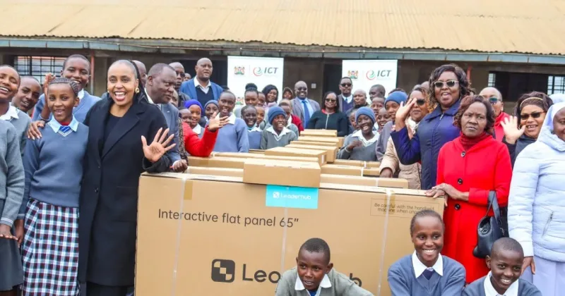 178 junior schools in Nyeri receive smart boards under digital literacy programme