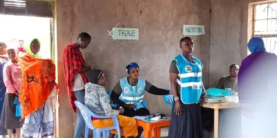 When the clinic is too far, healthcare comes in a backpack