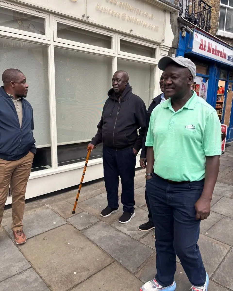 Oburu Odinga spotted walking in London streets after hospitalisation