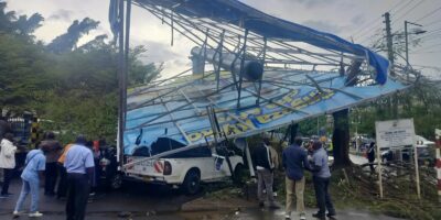 Heavy rains, strong winds damage buildings, vehicles in Kisumu