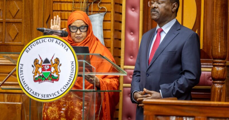 Fatuma Ibrahim Ali sworn in as PSC commissioner, pledges consensus