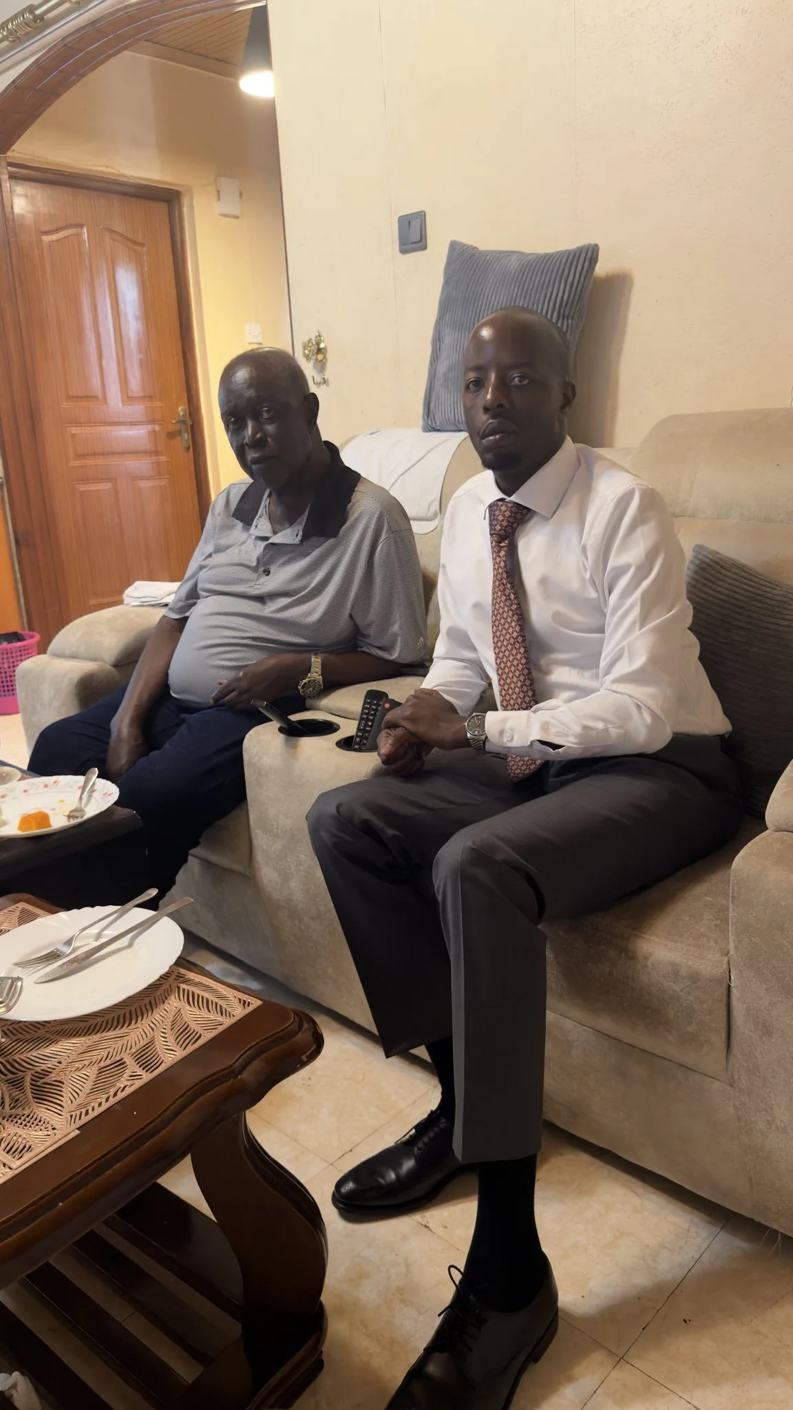 Raila Junior visits Oburu as ODM party leader recovers at home