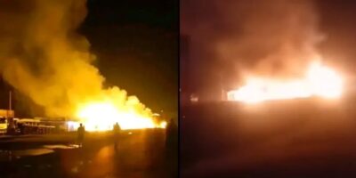 Two injured as tanker explodes at Sachangwan, highway closed