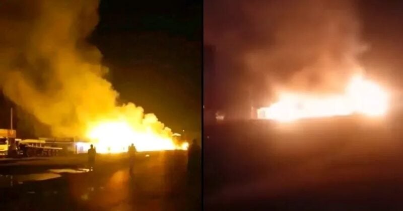 Two injured as tanker explodes at Sachangwan, highway closed