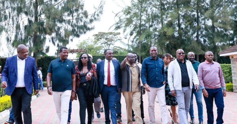 Gachagua hosts Sifuna-led team after return from US