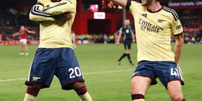 Madueke saves misfiring Gunners with last-gasp strike against Forest