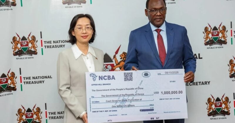 China gives Kenya $2 million for drought relief, Ebola preparedness