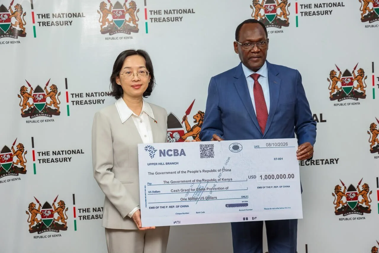 China gives Kenya $2 million for drought relief, Ebola preparedness