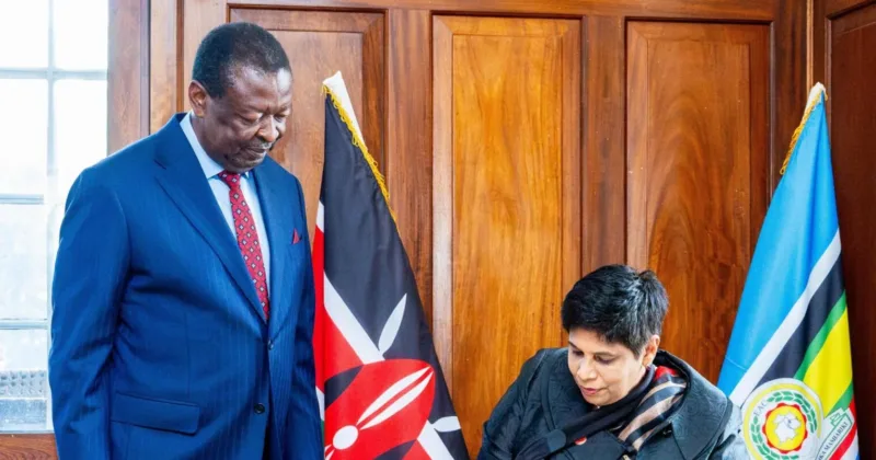 Mudavadi, ICC Deputy Prosecutor discuss rule of law and international cooperation