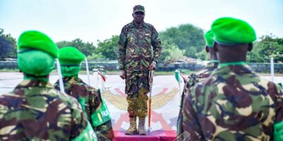 KDF Eastern Command Chief visits Kenyan troops in Somalia to assess readiness, welfare