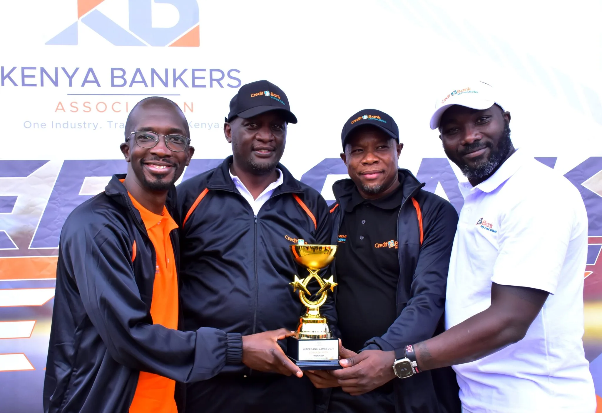 Credit Bank men wins squash title at Interbanks Tournament