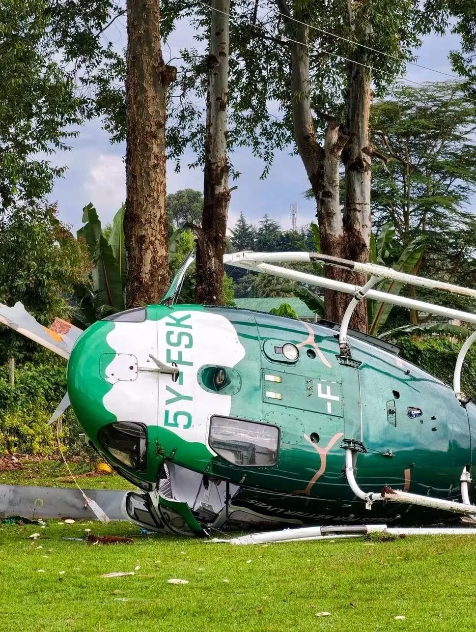 Environment PS Ng’eno Among Injured as KFS Helicopter Crashes in Kericho
