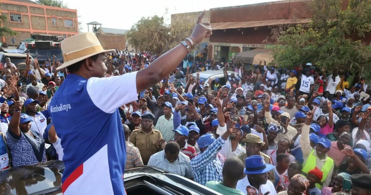 Kalonzo Tells Ruto: ‘I Am Your Rival’ After President Names Him Main Political Competitor