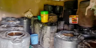 Police Destroy 6,510 Litres of Kangara in Kisii Raid