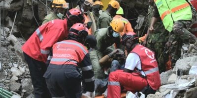 Eastleigh Building Collapse: Trapped Man Rescued After Hours of Search, Taken to KNH
