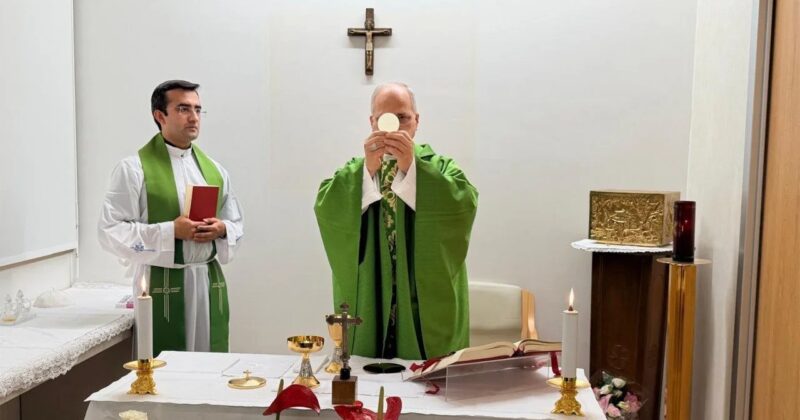 Pope Leo’s recovery progresses as he celebrates Mass at Gemelli Hospital