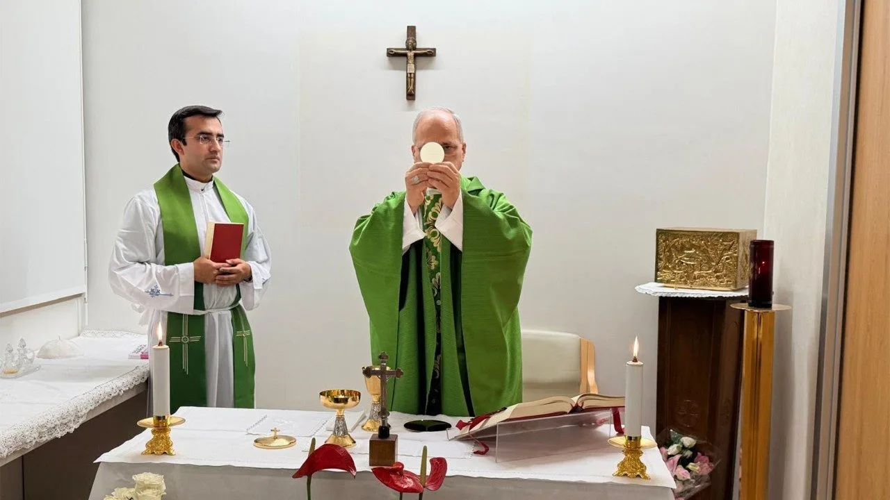 Pope Leo’s recovery progresses as he celebrates Mass at Gemelli Hospital