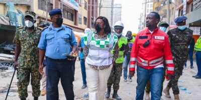 Health Ministry Sets Up 24-Hour Medical Desk at Eastleigh Building Collapse Scene