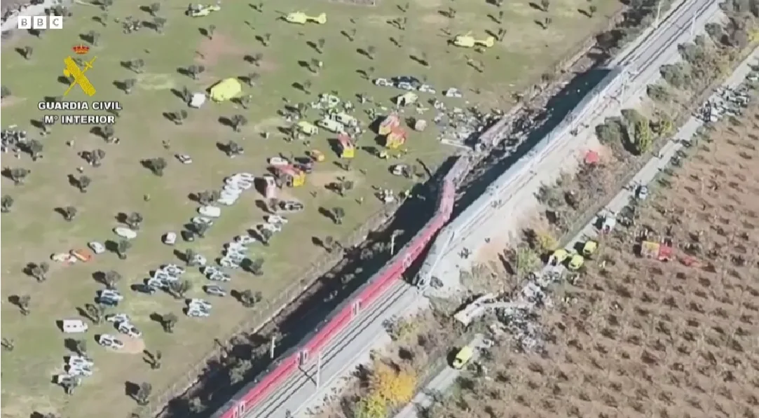Spain begins three days of mourning after train crash kills dozens