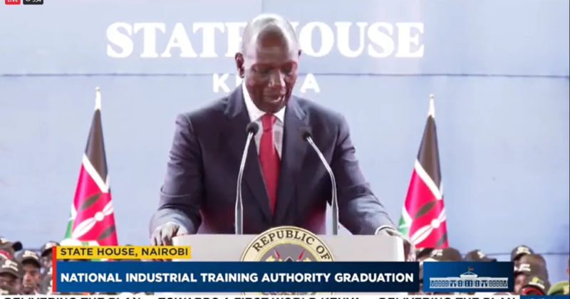President Ruto awards 3,727 Kenyans skills certificates, launches Fundi Locator jobs portal