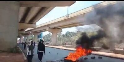 Police Disperse UoN Students Protesting Lecturers’ Strike Along Waiyaki Way