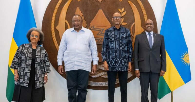 Uhuru meets Kagame in Rwanda as AU steps up eastern DRC peace efforts