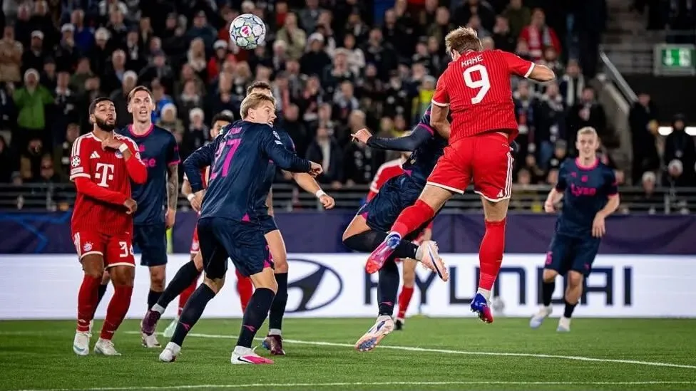 Olise sees red as Bayern held at Viking in Champions League
