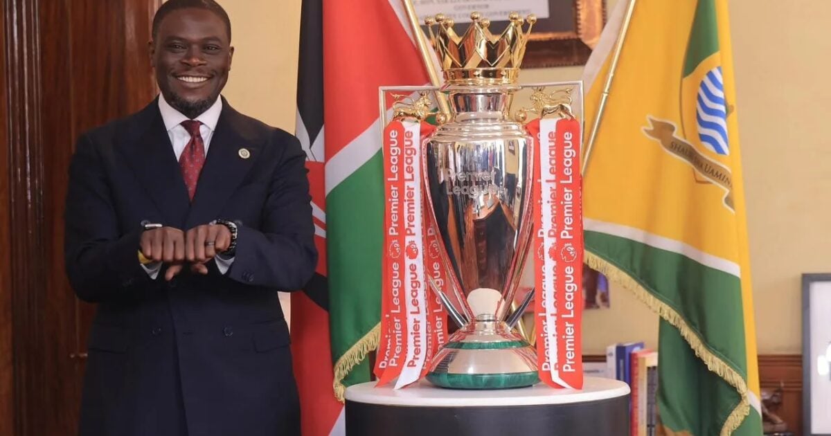 The Premier League trophy just visited Nairobi — Sakaja welcomes EPL Trophy to City Hall as Nairobi Steps up efforts to become sporting powerhouse