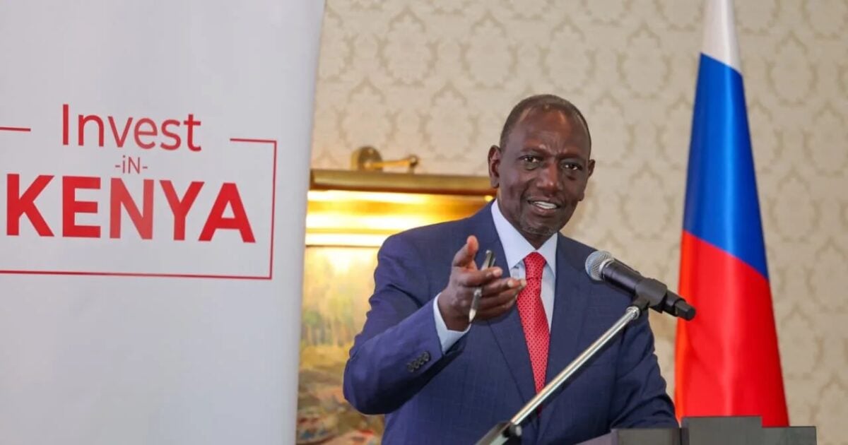 Ruto courts Russian investors as Kenya seeks to boost trade, manufacturing