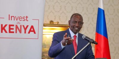 Ruto courts Russian investors as Kenya seeks to boost trade, manufacturing