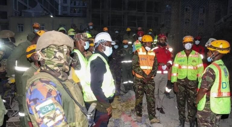 KDF deploys specialised rescue team to Eastleigh building collapse