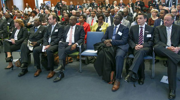 President Kenyatta, Kirubi market Kenya in Berlin