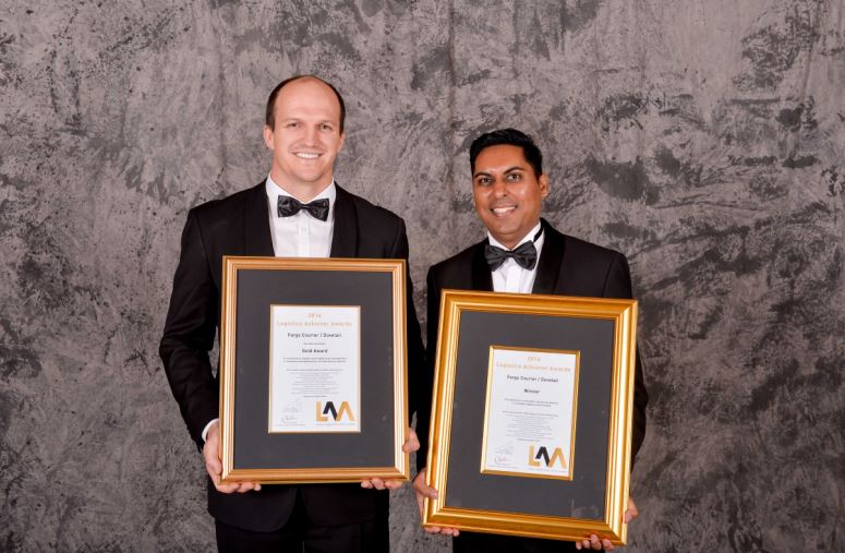 Fargo Courier feted at the Logistics Achiever Awards