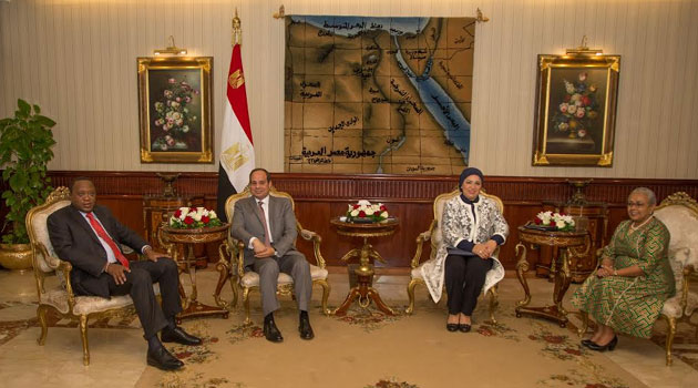 Uhuru, Al-Sisi meet on bolstering trade, immigration and security