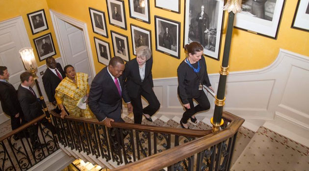 President Kenyatta meets May, seeks trade pact with UK post-BREXIT