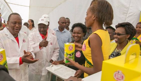 President Kenyatta opens ultramodern milk factory in Eldoret