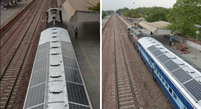 India’s ageing trains get green makeover with solar panels