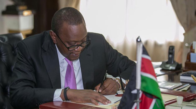 President Kenyatta signs into law the Computer Misuse and Cybercrimes Bill, 2018