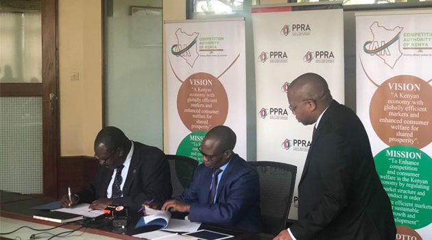 CAK, Procurement Authority sign pact to promote fair procurement in Kenya