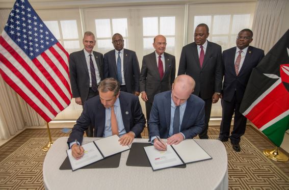 Two US companies to invest Sh23b in wind power and agriculture