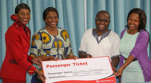 Two young innovators to join 470 passengers on KQ inaugural flight to New York