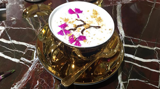 Villa Rosa Kempinski introduces 24-carat edible gold Cappuccino