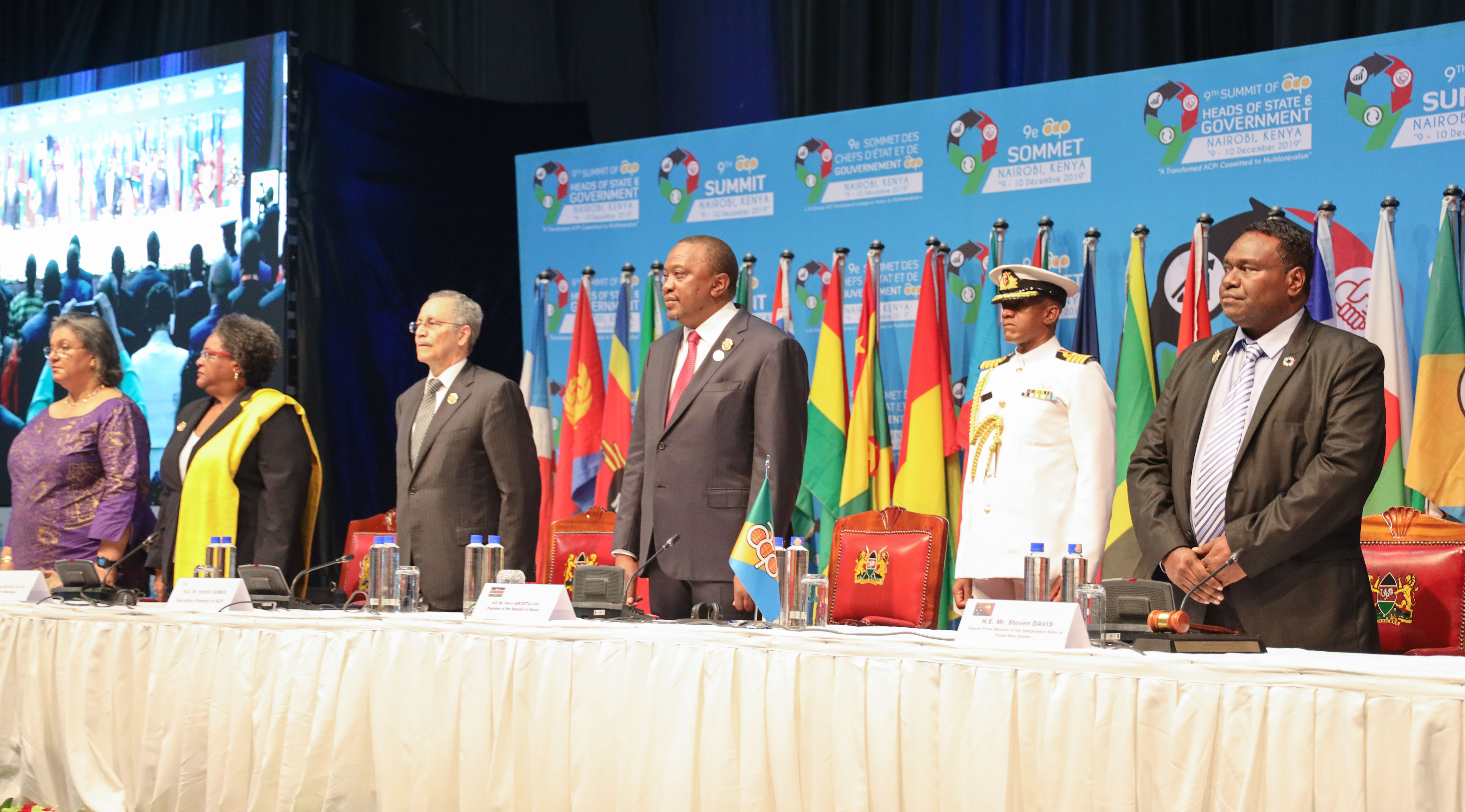 President Uhuru holds talks with leaders attending ACP Summit